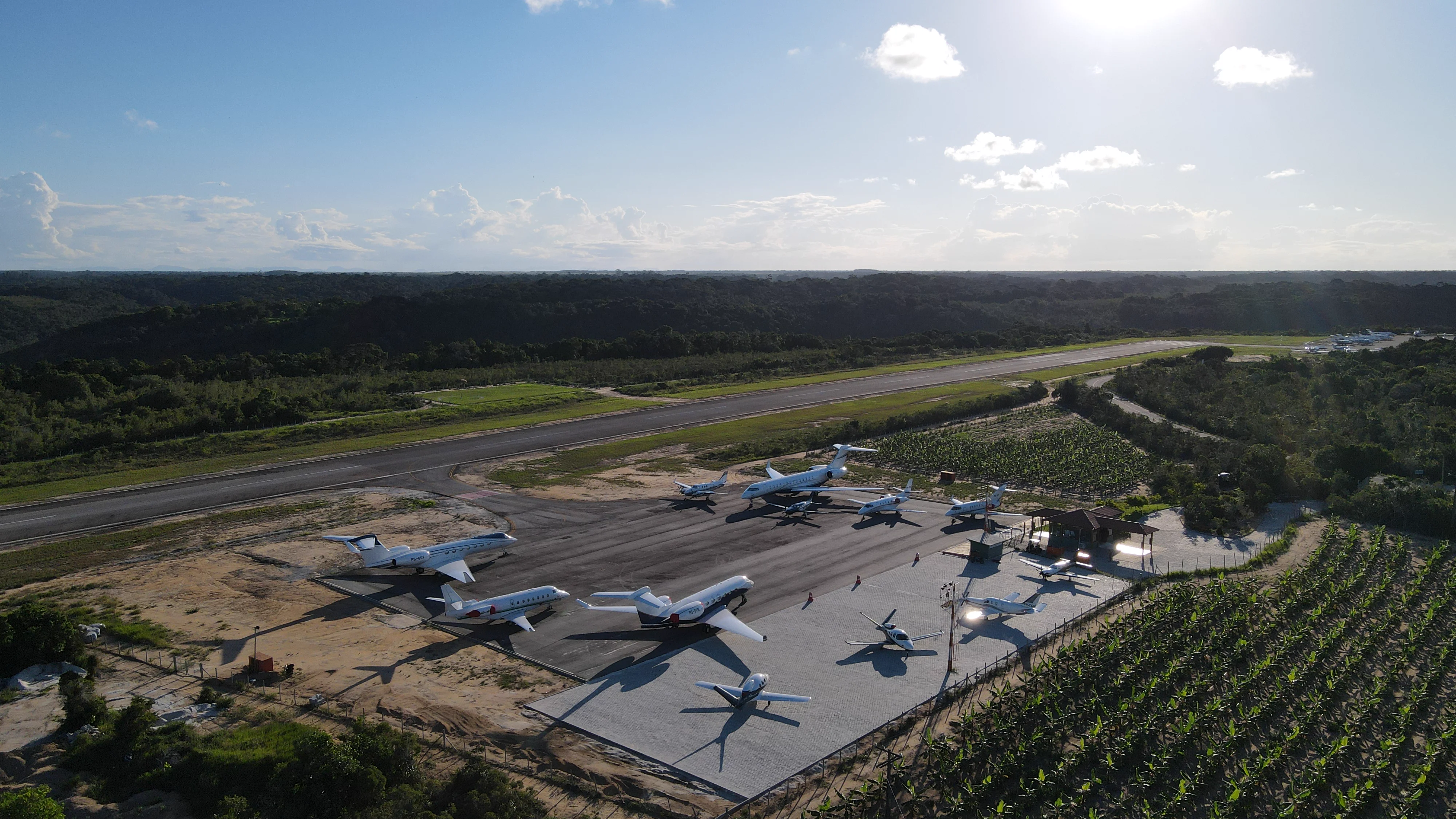Aeropuerto Terravista - aérea con vegetación nativa