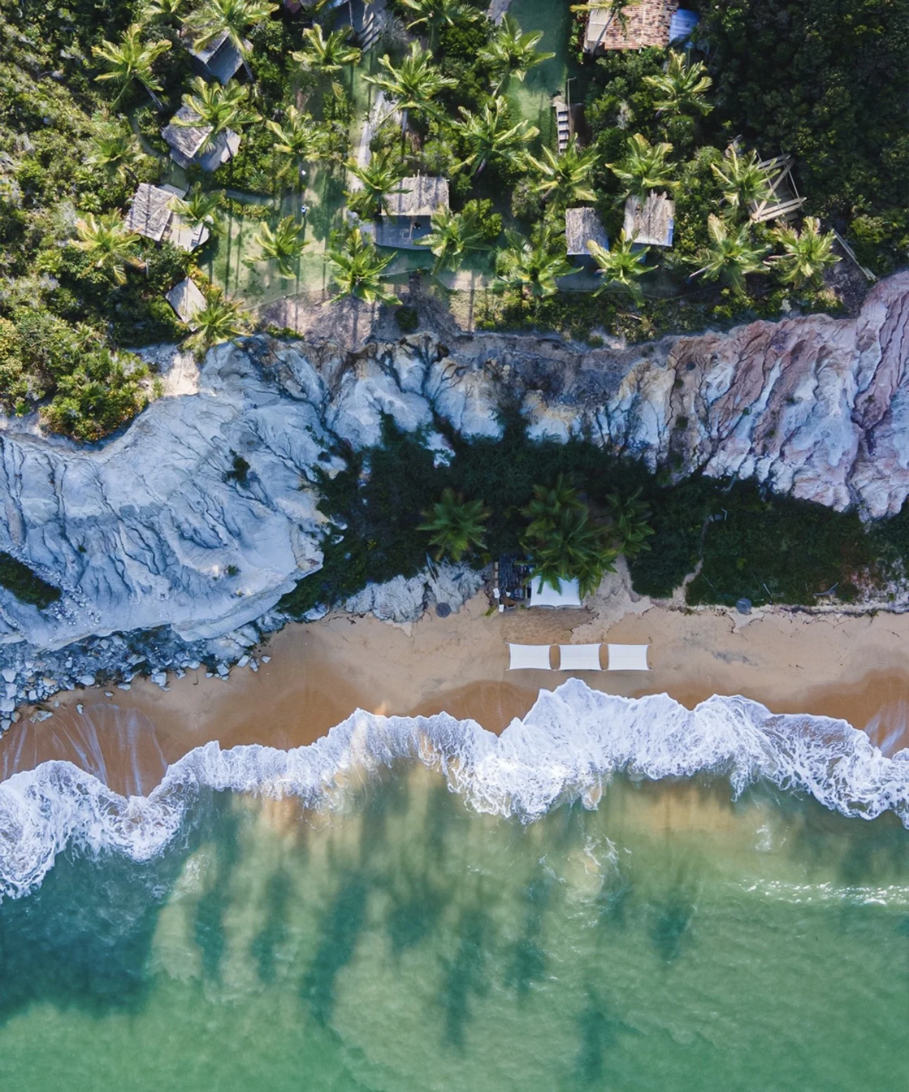 Onde o mar descansa e os pés acalmam