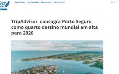 TripAdvisor consagra Porto Seguro como quarto destino mundial em alta para 2020